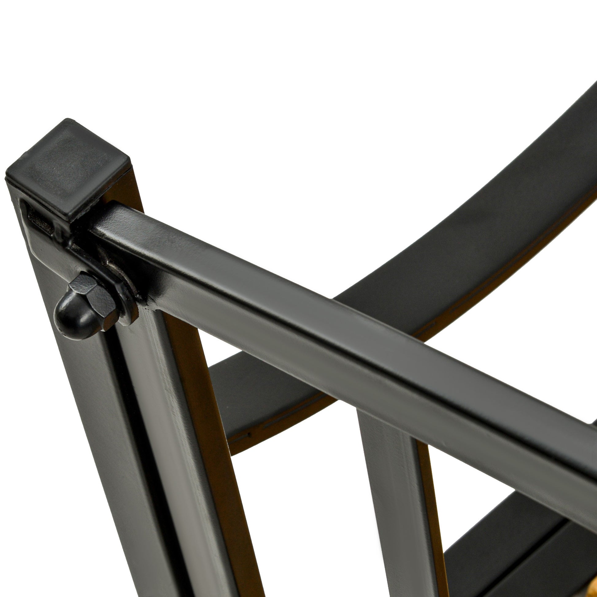 Outsunny 50" Garden Bench, Patio Loveseat With Antique Backrest, Wood Seat And Steel Frame For Backyard Or Porch Natural Steel