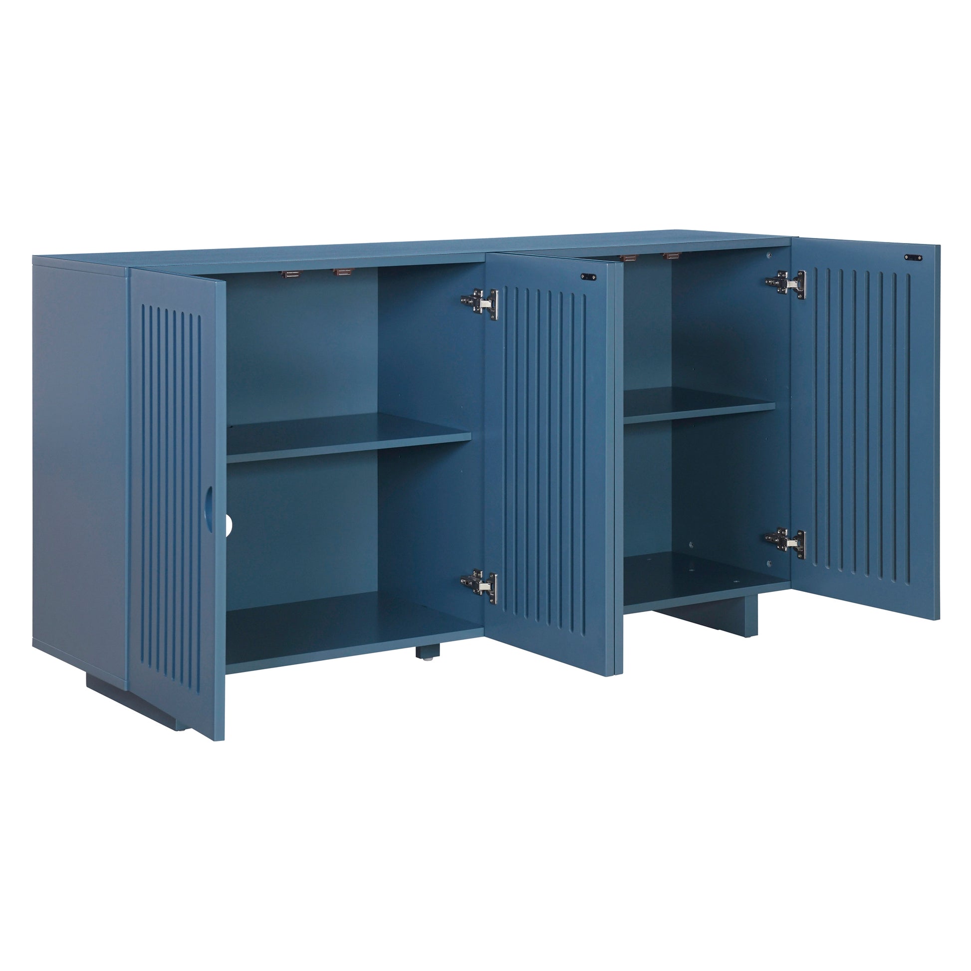 Modern Style Sideboard with Superior Storage navy blue-dining room-adjustabel shelves-mdf