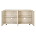 Modern Style Sideboard with Superior Storage almond-dining room-adjustabel shelves-mdf