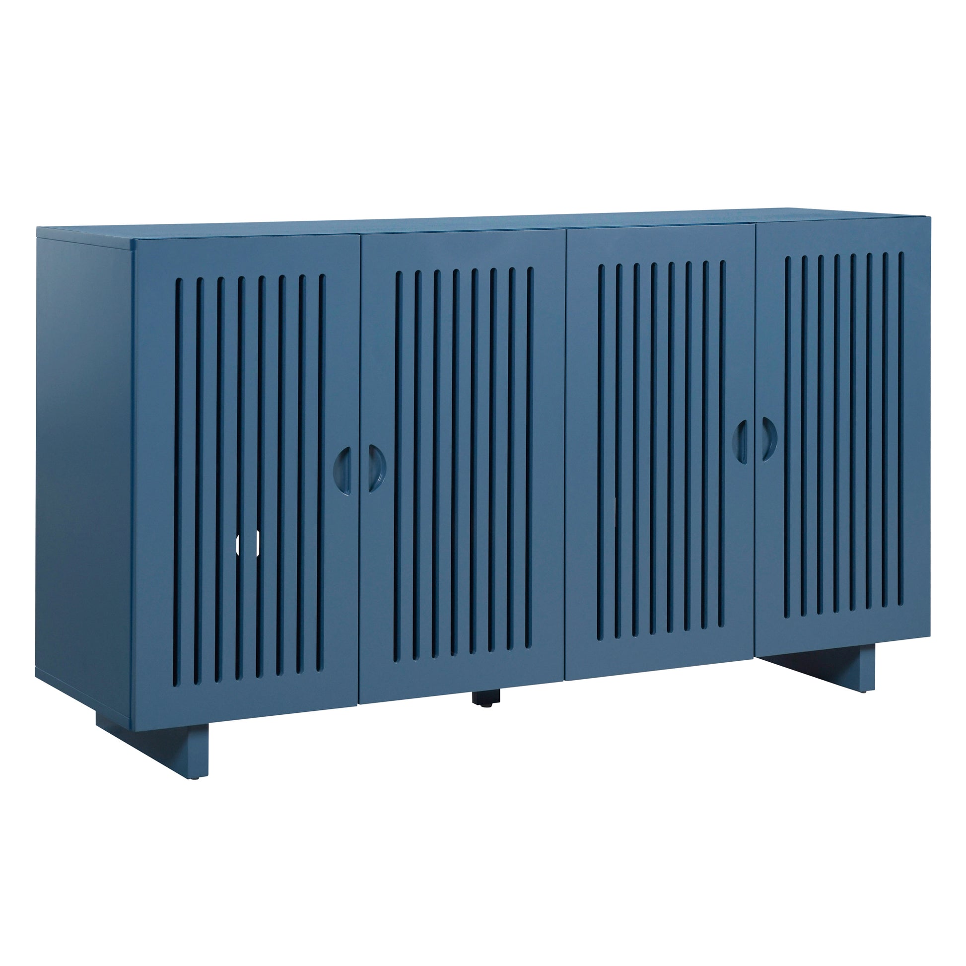 Modern Style Sideboard with Superior Storage navy blue-dining room-adjustabel shelves-mdf