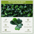 Outsunny Grass Wall Panels, 20