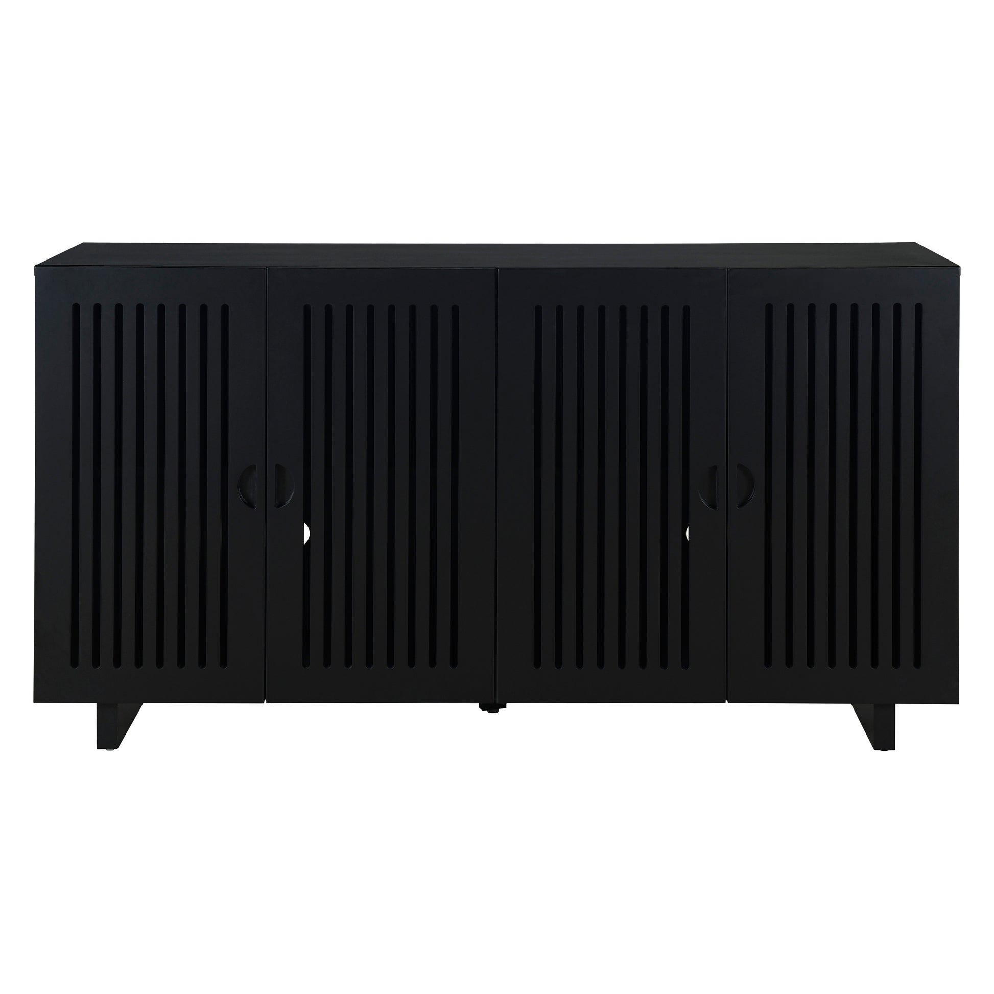 Modern Style Sideboard with Superior Storage black-dining room-adjustabel shelves-mdf