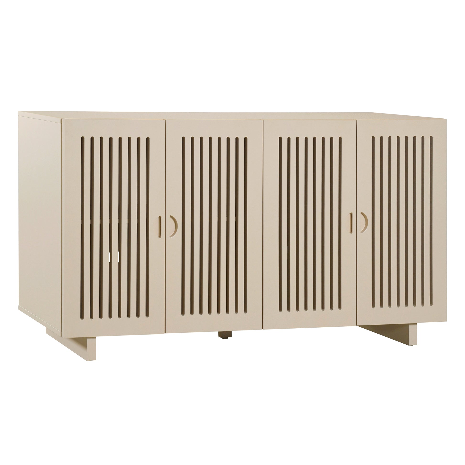 Modern Style Sideboard with Superior Storage almond-dining room-adjustabel shelves-mdf