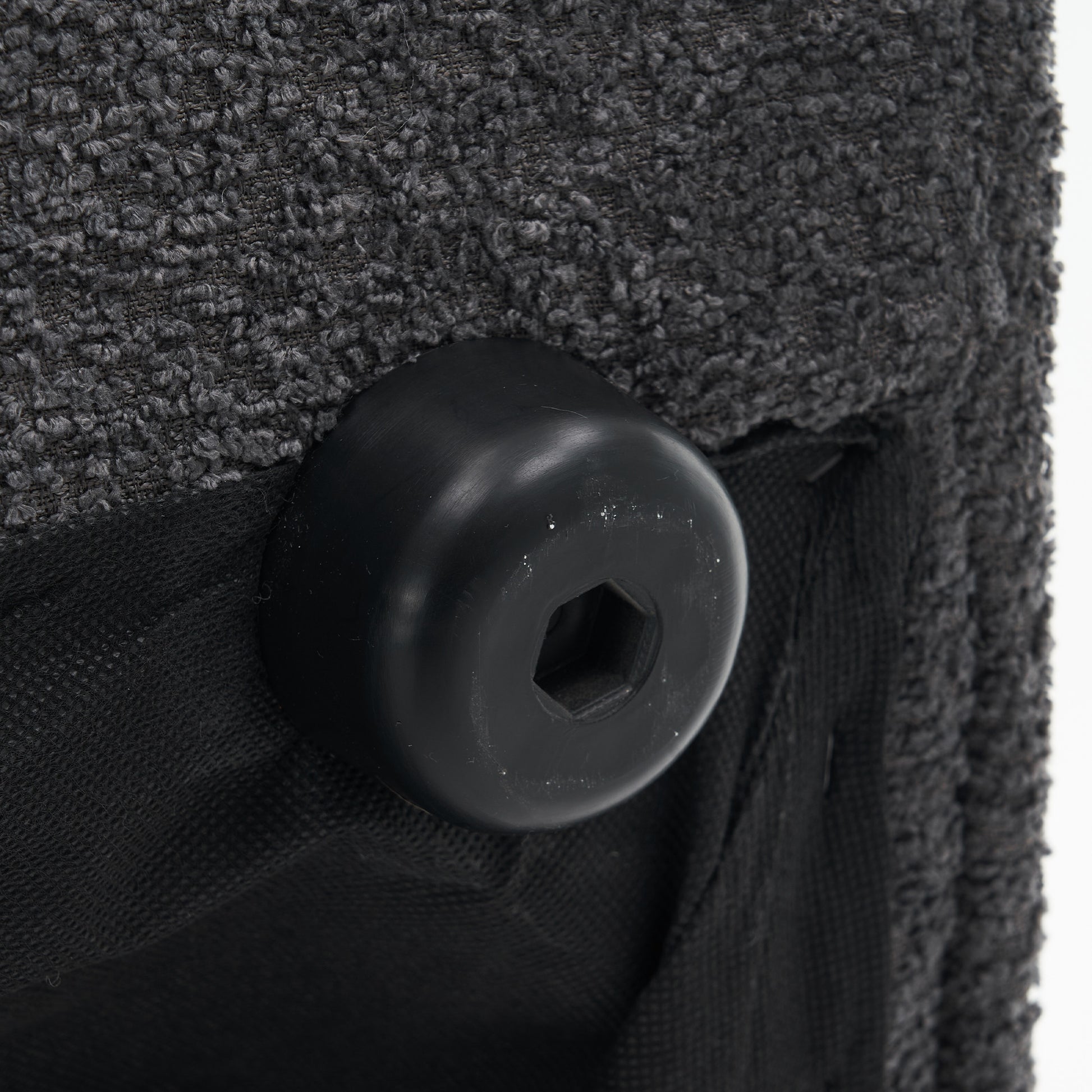 Soft Pellet Velvet Recliner Comfortable Lounge Chair With Waist Pack Padding, Modern Design, Ideal For Living Room, Bedroom Or Office Dark Gray Dark Gray Fabric 1 Seat