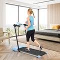 Treadmills For Home, Treadmill With Led For Walking & Running Blue Iron