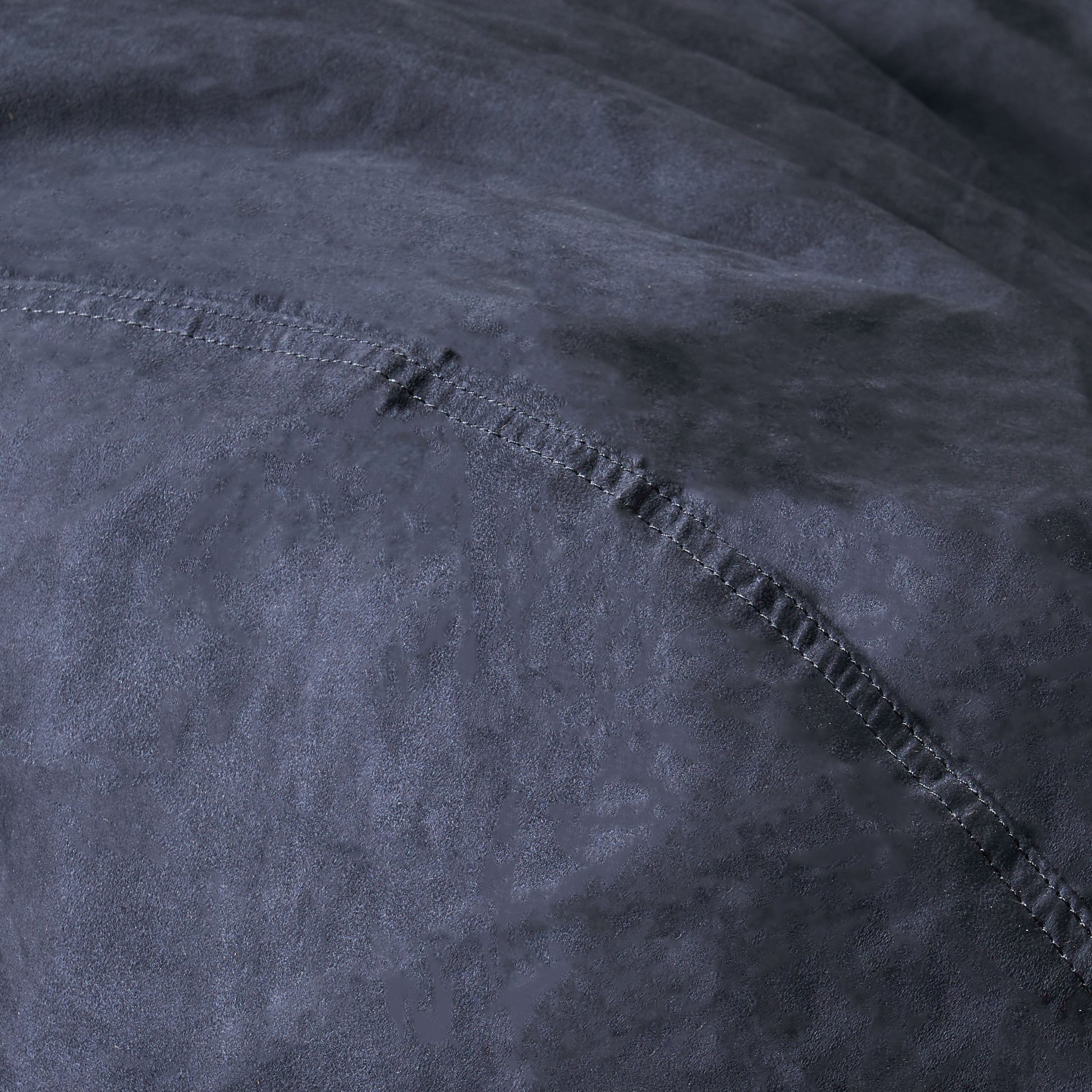 Lara 6.5 Foot Suede Cylindrical Bean Bag, Black Black Microfiber