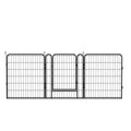 16 Panels Heavy Duty Metal Playpen With Door,31.7