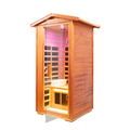 One Person Far Infrared Khaya Outdoor Sauna Room
