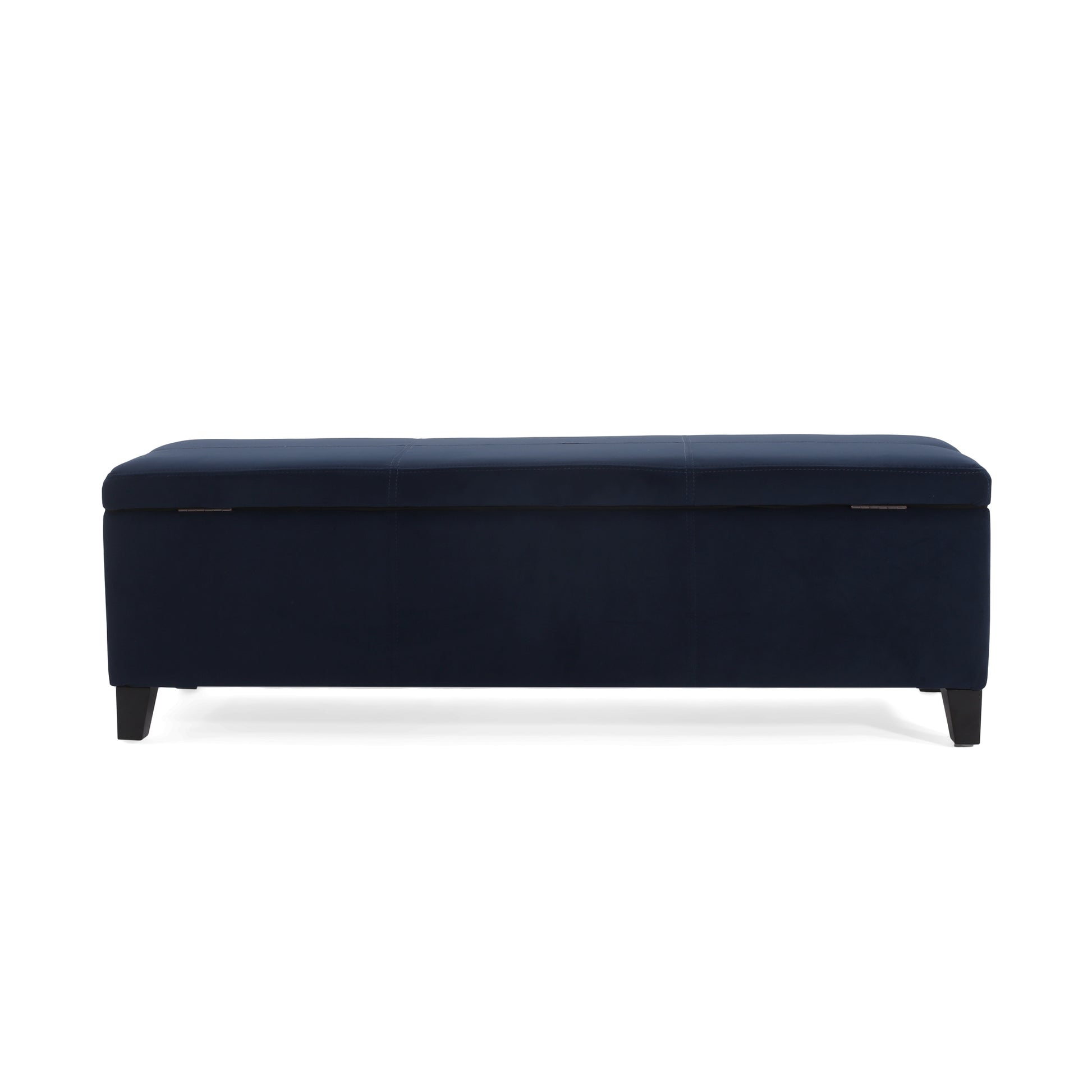 Glouster Storage Ottoman V2 Dark Blue Altay Velvet