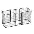 8 Panels Heavy Duty Metal Playpen With Door,39.37