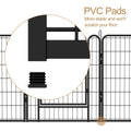 8 Panels Heavy Duty Metal Playpen With Door,31.7