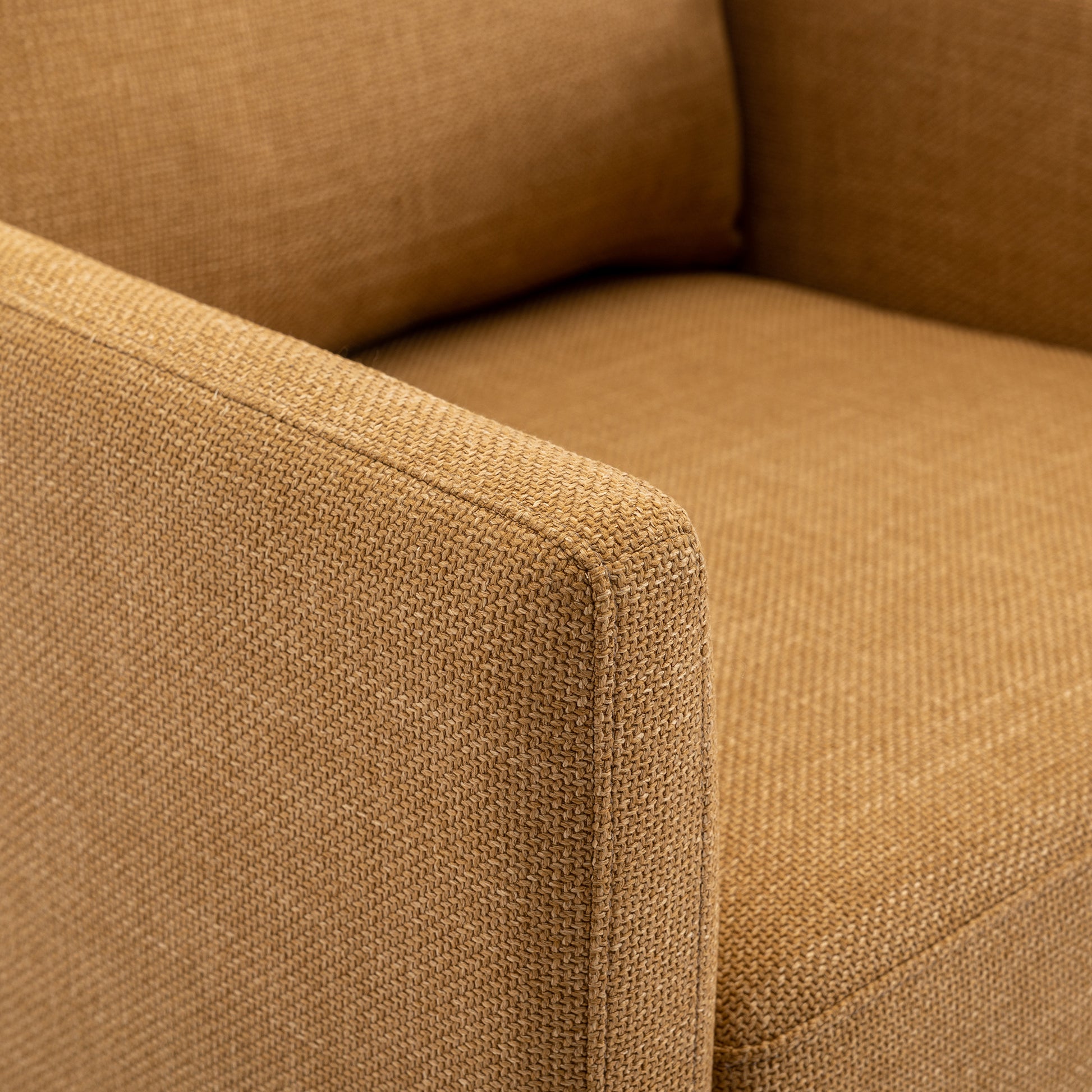 Mid Century Modern Swivel Accent Chair Armchair For Living Room, Bedroom, Guest Room, Office, Mustard Yellow 1 Mustard Yellow Linen