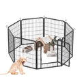 8 Panels Heavy Duty Metal Playpen With Door,31.7