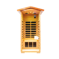 One Person Far Infrared Khaya Outdoor Sauna Room