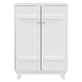 Wooden Wardrobe Cabinet With Hanging Rod, Storage Armoires With Doors ,White White Solid Wood