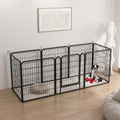 8 Panels Heavy Duty Metal Playpen With Door,31.7