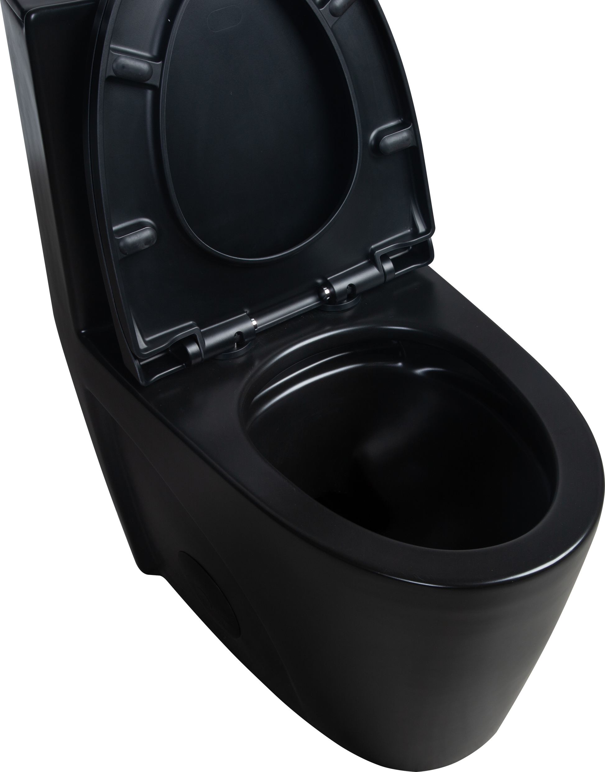 1.1 1.60 Gpf Dual Flush One Piece Toilet, Water Saving Elongated Comfort Height Floor Mounted, Soft Close Seat, 1000 Gram Map Flushing Score Toilet, Matte Black 23T01 Mb 1 Matte Black Ceramic