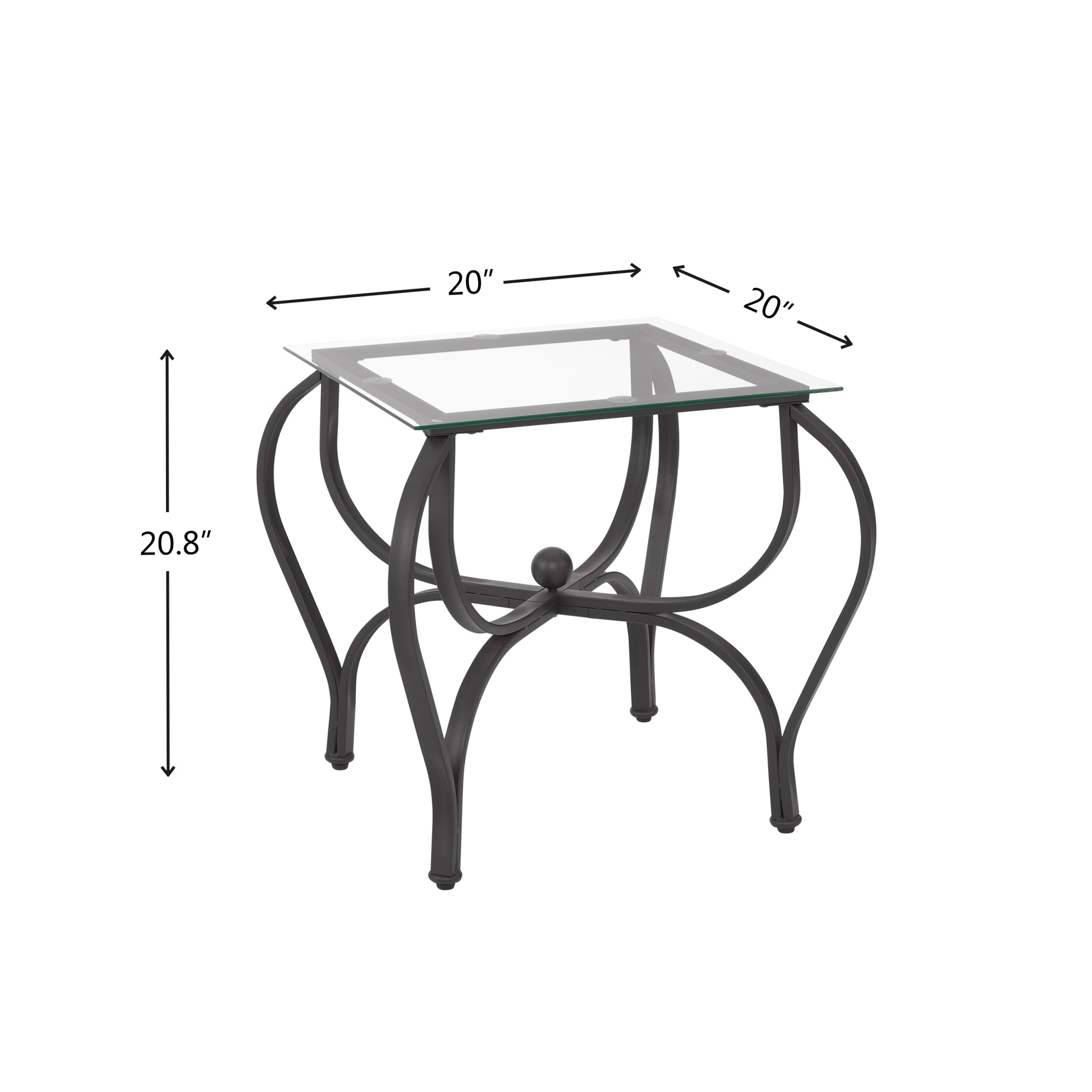 Tempered Glass Surface 3 Piece Coffee Table Set Decor Rectangle Coffee Table With 2 Square End Side Table Unique Design Coffee Table With Sturdy Construction For Living Room Rustic Black Black Primary Living Space American Design,Retro Rectangular Coffee