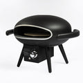 Gas Pizza Oven, Propane Outdoor Pizza Oven, Portable Pizza Oven For 12 Inch Pizzas, With Gas Hose & Regulator Black Steel