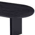 Wood Dining Table Kitchen Table Small Space Dining Table Black Desk Top Black Foam Mdf