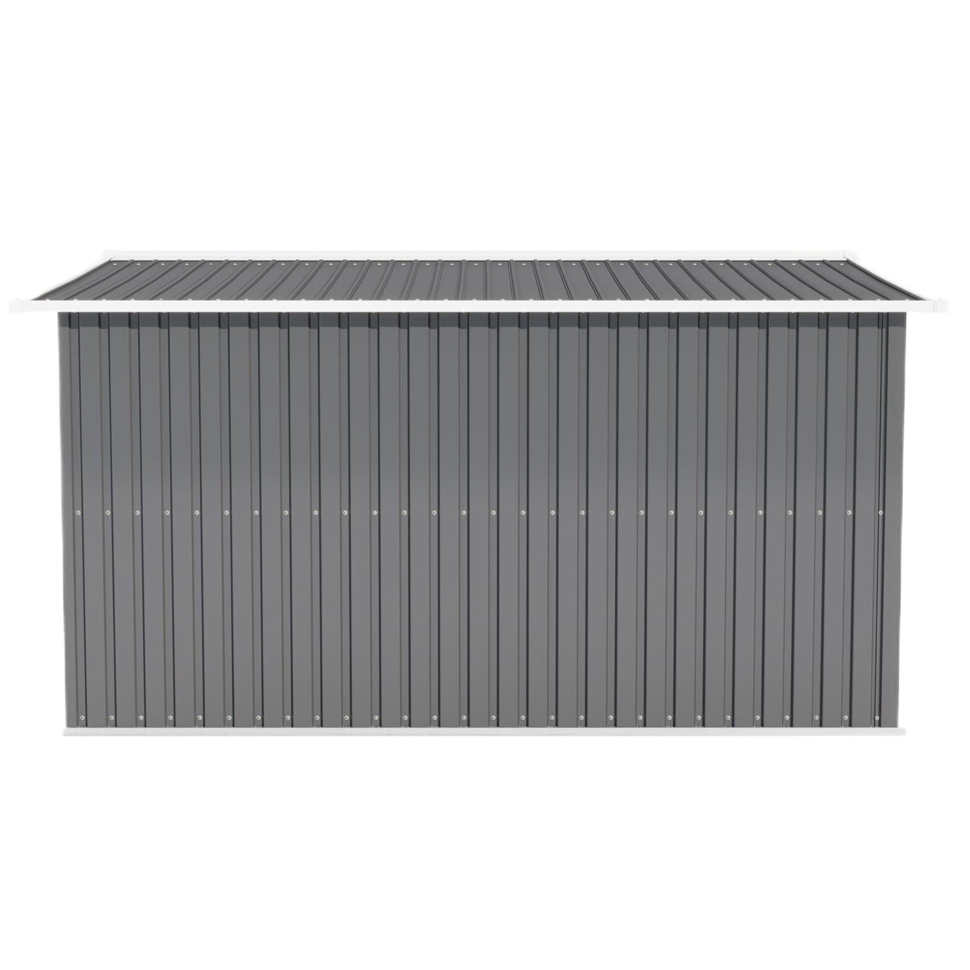 Patio, Lawn & Garden,Metal Outdoor Storage Shed 10Ft X 8Ft, Clearance With Lockable Door Metal Garden Shed Steel Anti Corrosion Storage House Waterproof Tool Shed For Backyard Patio, Lawn And Garden Grey Year Round Use Metal