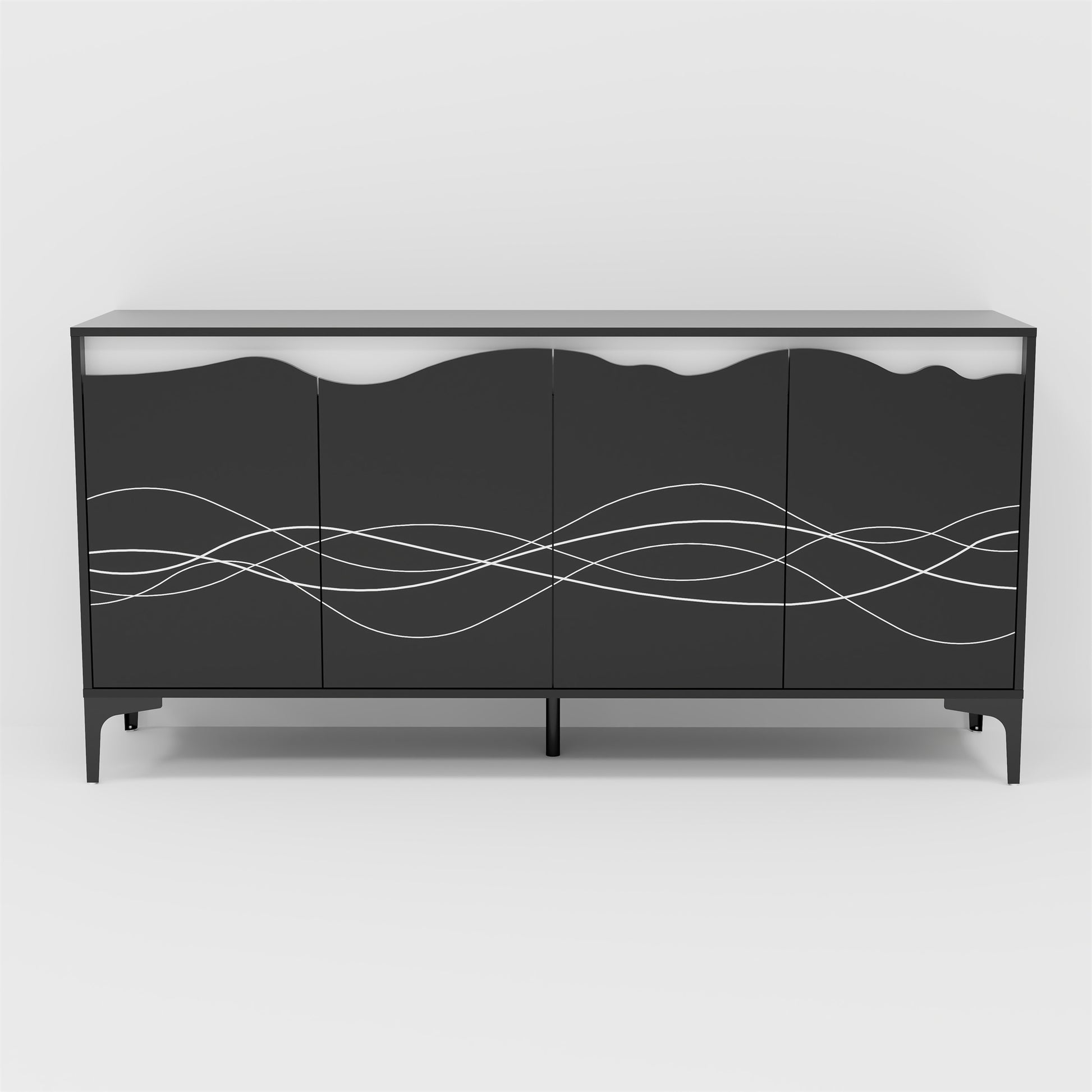 Four door modern sideboard