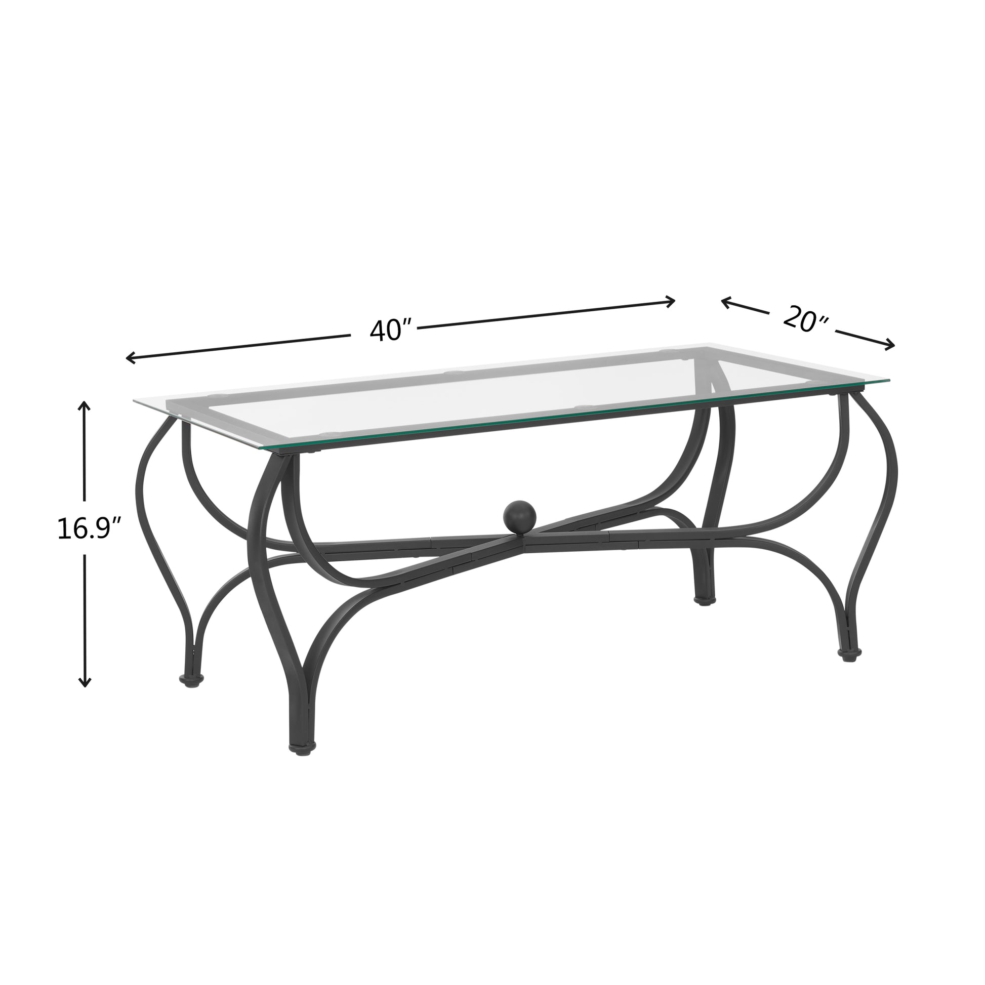 Tempered Glass Surface 3 Piece Coffee Table Set Decor Rectangle Coffee Table With 2 Square End Side Table Unique Design Coffee Table With Sturdy Construction For Living Room Rustic Black Black Primary Living Space American Design,Retro Rectangular Coffee