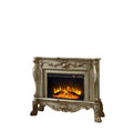 Dresden Fireplace Gold Patina Finish Ac01308 Gold Solid Wood Mdf