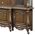 Latisha Entertainment Center Antique Oak Finish Lv01355 Oak Solid Wood Mdf