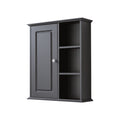 Bathroom Wall Cabinet in Black Ready to Assemble black-1-3-soft close doors-wall