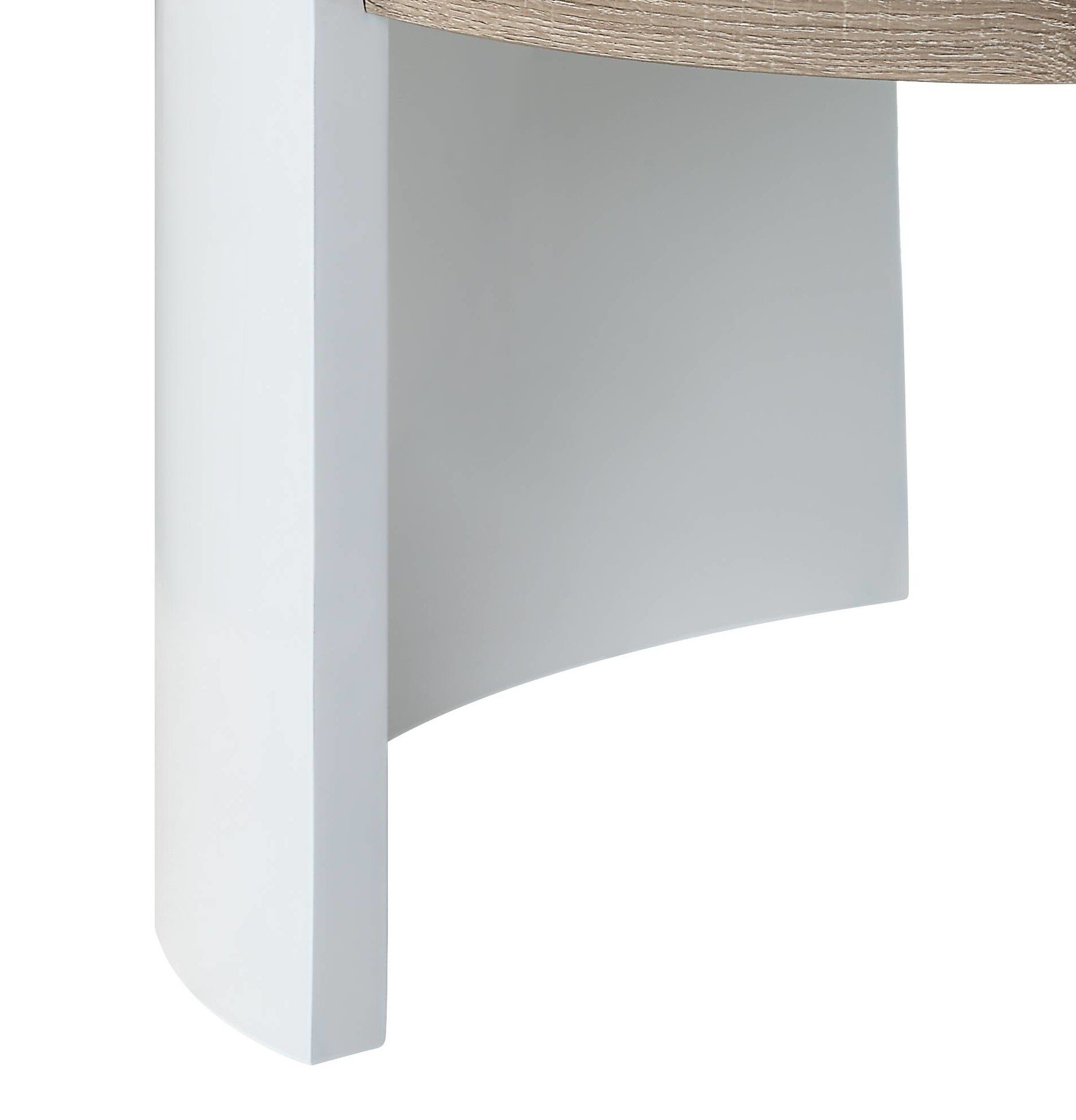 Zoma Coffee Table, White High Gloss & Oak Finish Lv02414 White Oak Mdf