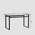 Modern Minimalist Rectangular Glass Dining Table For 4 6 With 0.31