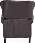 Push Rack Recliner Dark Brown Pu