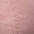 Aruba 8 Foot Microfiber Cylindrical Bean, Rose Pink Rose Microfiber