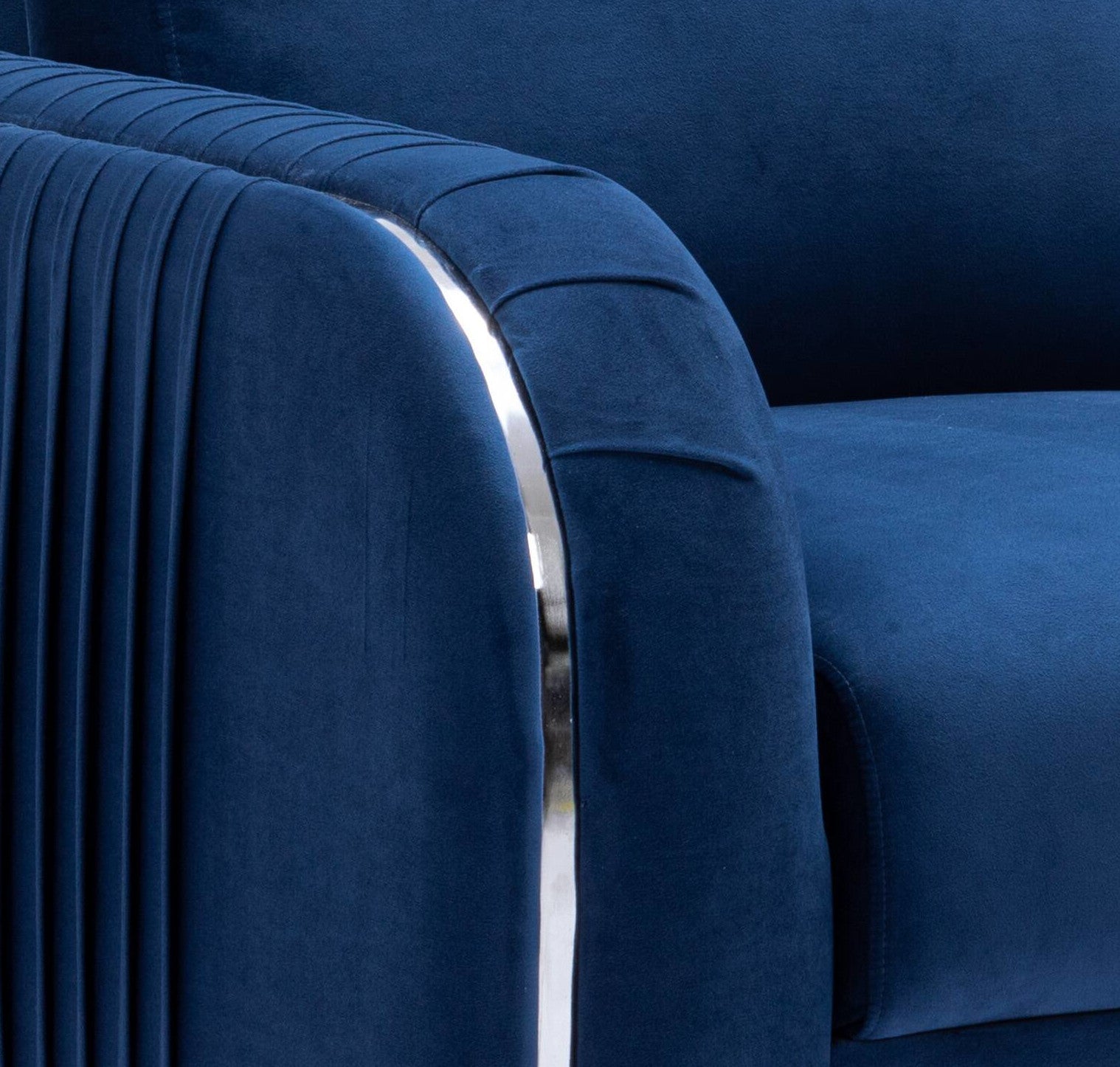 Wenona Sofa, Blue Velvet Lv01774 Blue Velvet