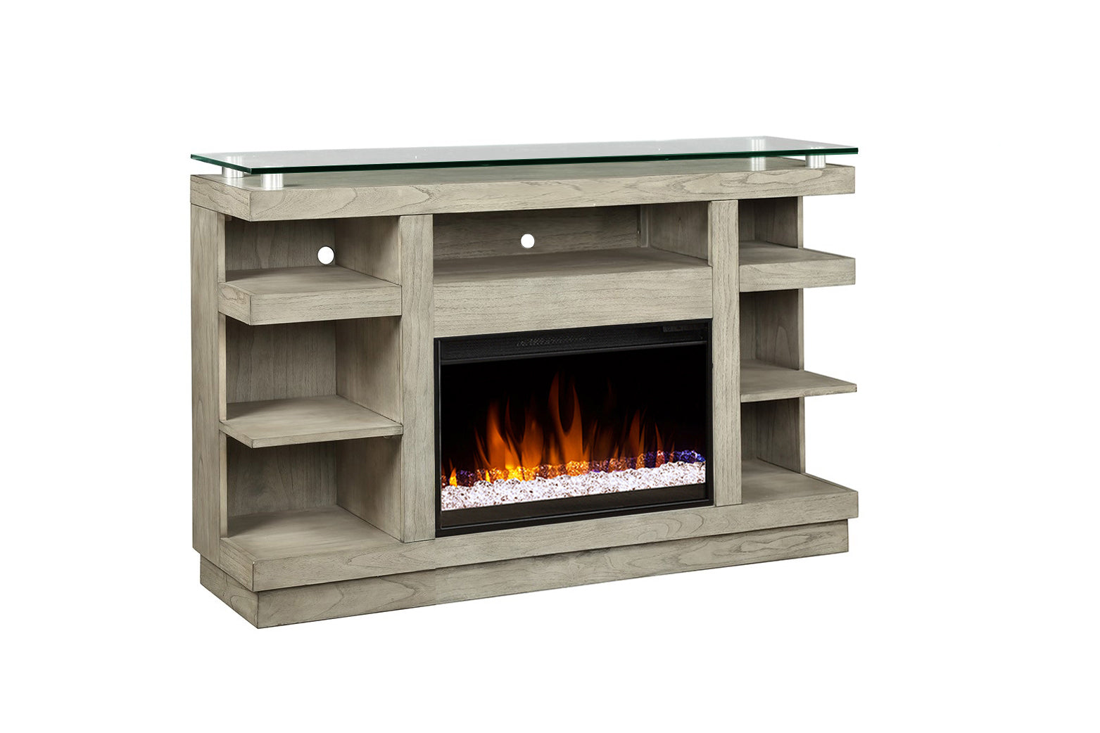 Celino Fireplace Tv Stand Beige Primary Living Space 65 Inches 70 79 Inches Contemporary,Modern 75 Inches Wood