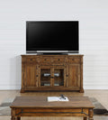 Barclay 72 Inch Tv Stand Console, No Assembly Required, Rustic Acacia Finish Brown Brown Primary Living Space 70 79 Inches 80 89 Inches Lodge,Rustic,Traditional Acacia 85 Inches Acacia Wood