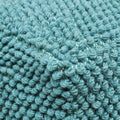 Stellar Square Pouf, Teal Teal Fabric