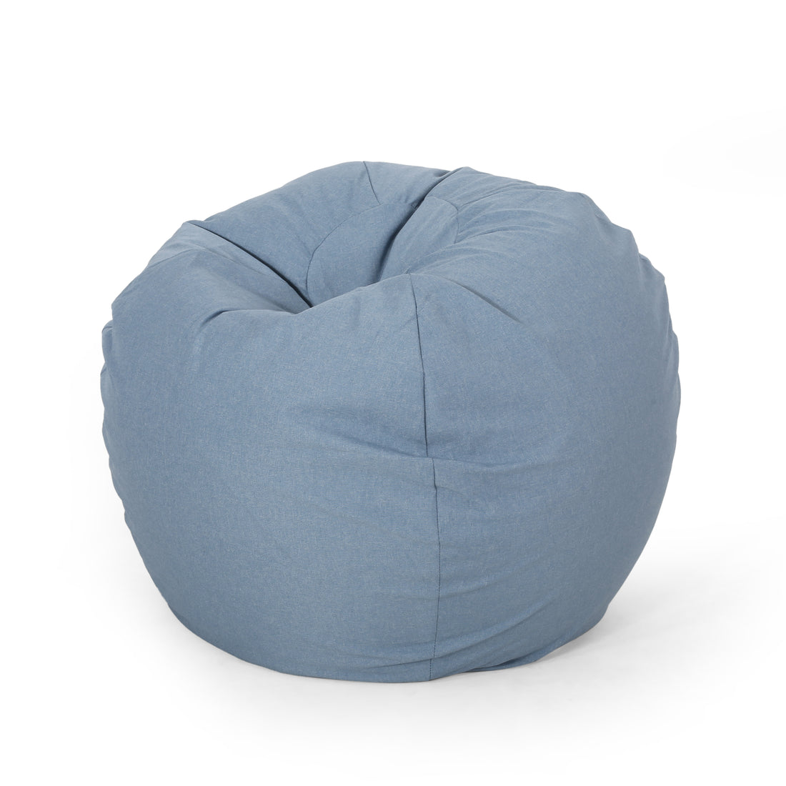 Chisal 3 Foot Bean Bag, Teal Teal Fabric