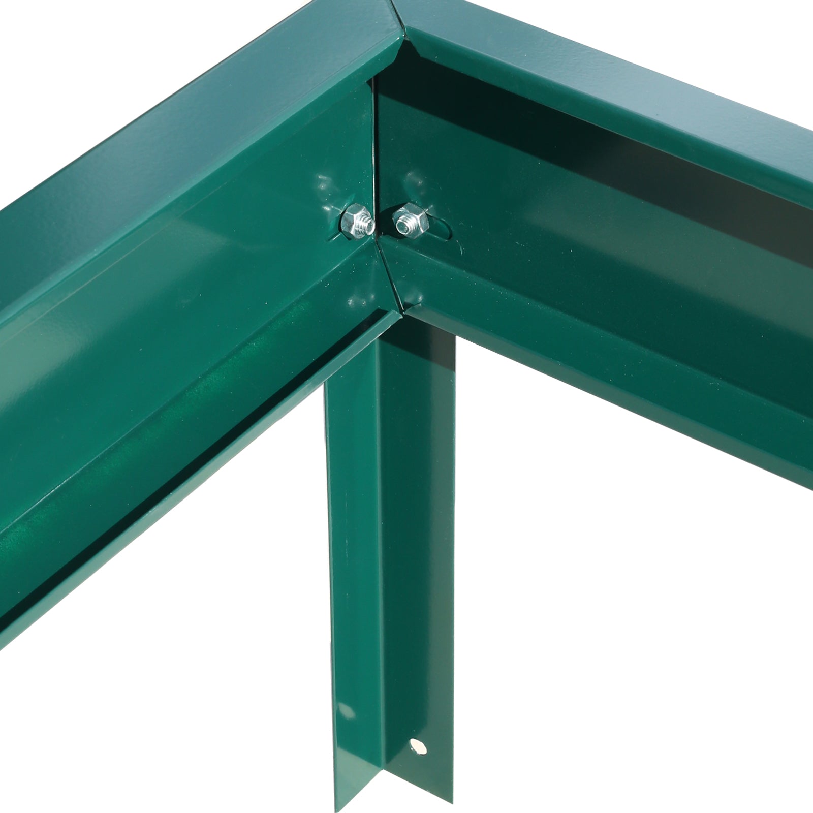 6.3'*12.2'*7' Polycarbonate Greenhouse, Heavy Duty Outdoor Aluminum Walk In Green House Kit With Rain Gutter, Vent And Door For Backyard Garden, Color Green Green Aluminium