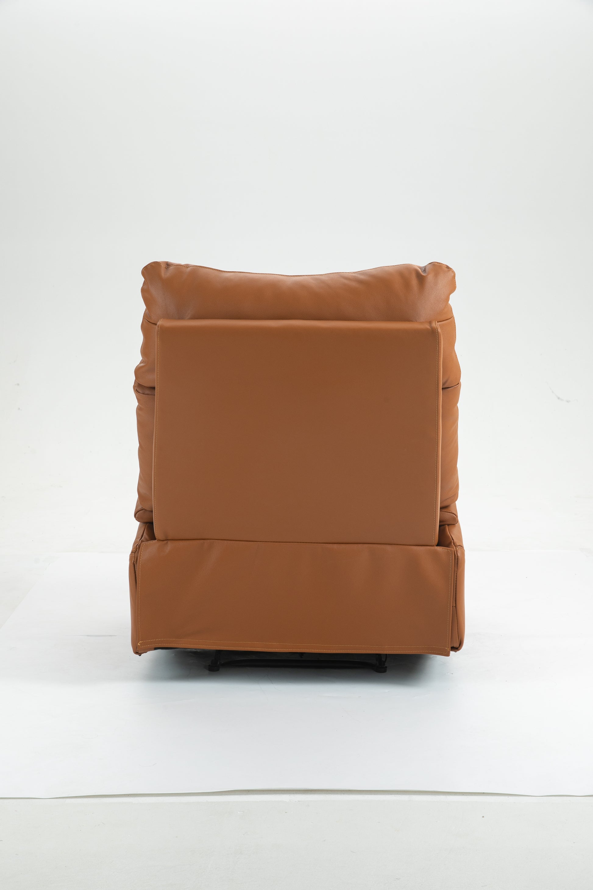 Lounge Chair Lift Chair Relax Sofa Chair Sitting Room Furniture Sitting Room Power Supply Elderly Electric Lounge Chair Orange Leather