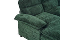 U Shaped Profile Sofa, Including Two Single Seats And Two Chaise, Modular Sofa, Chenille Sofa,Green Green Foam Polyester 4 Seat