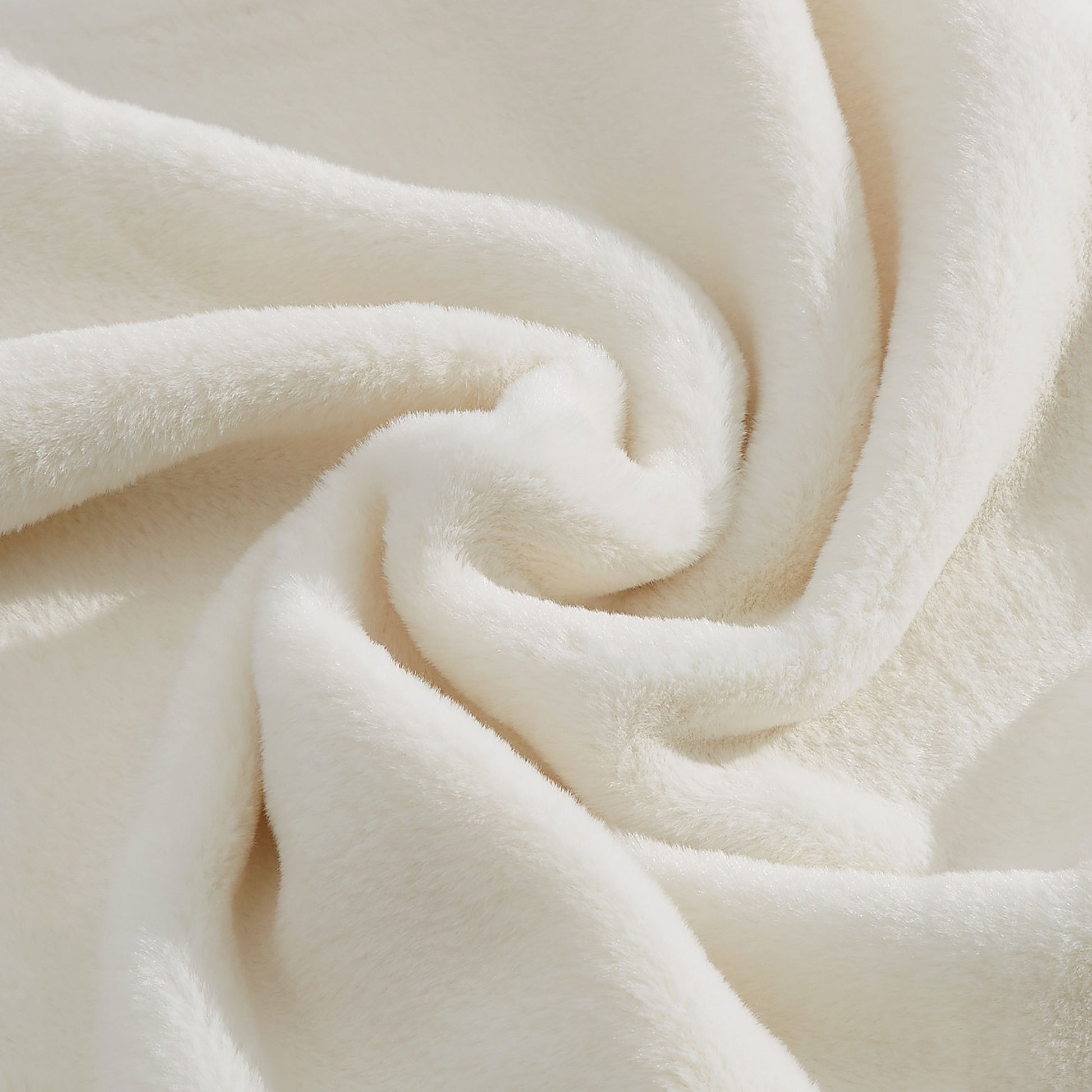 111.81'' Soft Thick Fuzzy Faux Rabbit Fur Couch Sofa ,Luxury Cute Cozy Furry Couch,Plush Warm Fleece Fluffy Ultra Soft Fabric Sofa,Beige. Beige Faux Fur