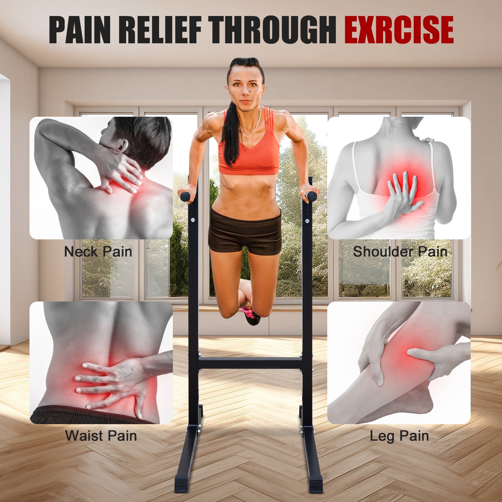 Health Exercise Frame Portable Exercise Frame, Home Exercise Pull Up, High Strength And High