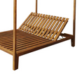 Kenzie Daybed Teak Wood Waterproof Fabric