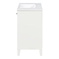 36'' Bathroom Vanity with Resin Sink Combo,Solid Wood 2-white-4+-5+-adjustable