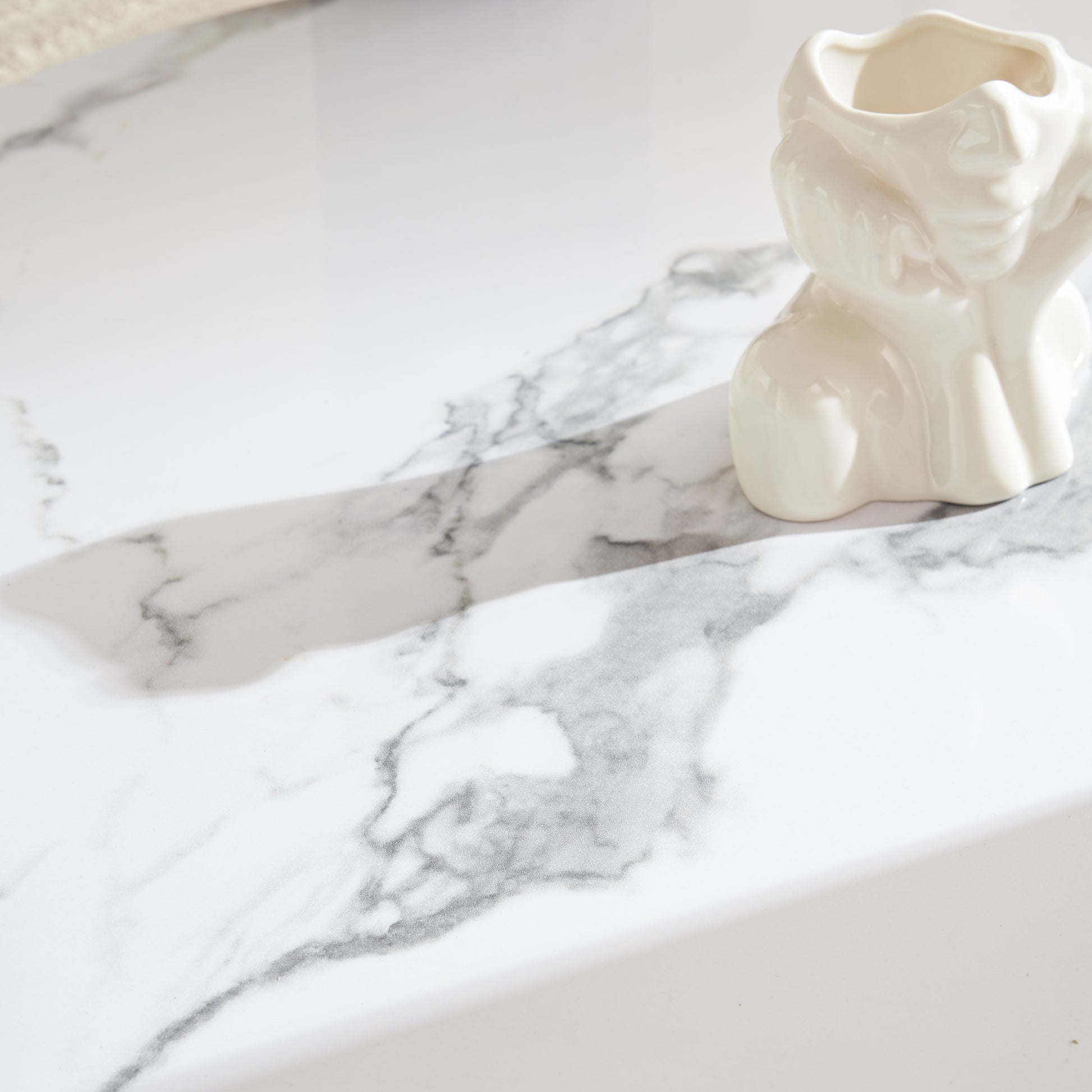 28.35 Inches Round Coffee Table, Small Coffee Table With Storage, Faux Marbling Top & Sturdy Metal Legs, Modern Sofa Table For Living Room, Small Spaces, Home Furniture With Storage Open Shelf. Black Black Mdf Metal