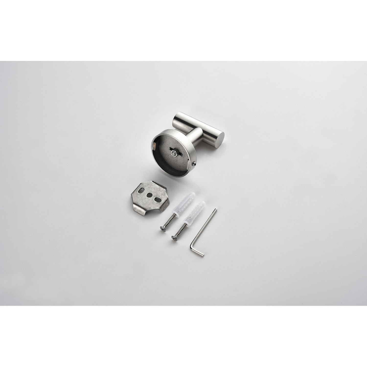 3 Piece Bathroom Hardware Set brushed nickel-stainless steel