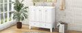 36'' Bathroom Vanity with Resin Sink Combo,Solid Wood 2-white-4+-5+-adjustable