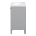 36'' Bathroom Vanity with Resin Sink Combo,Solid Wood 2-grey-4+-5+-adjustable